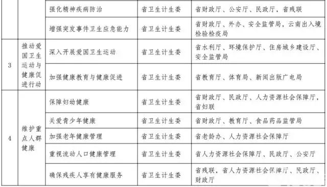 云南省人民政府关于印发云南省“十三五”卫生与健康规划的通知