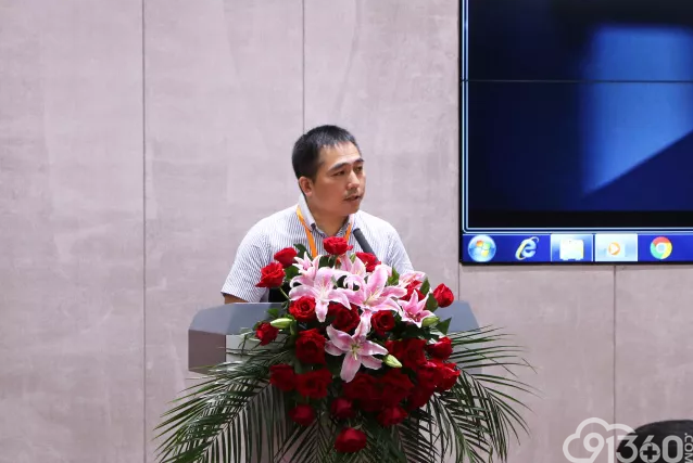 金域医学华东大区总经理谢江涛致辞