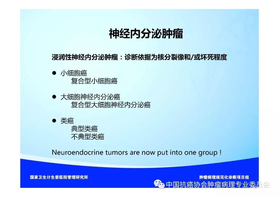 肿瘤病理规范化诊断标准 第3部分:肺癌病理诊断标准