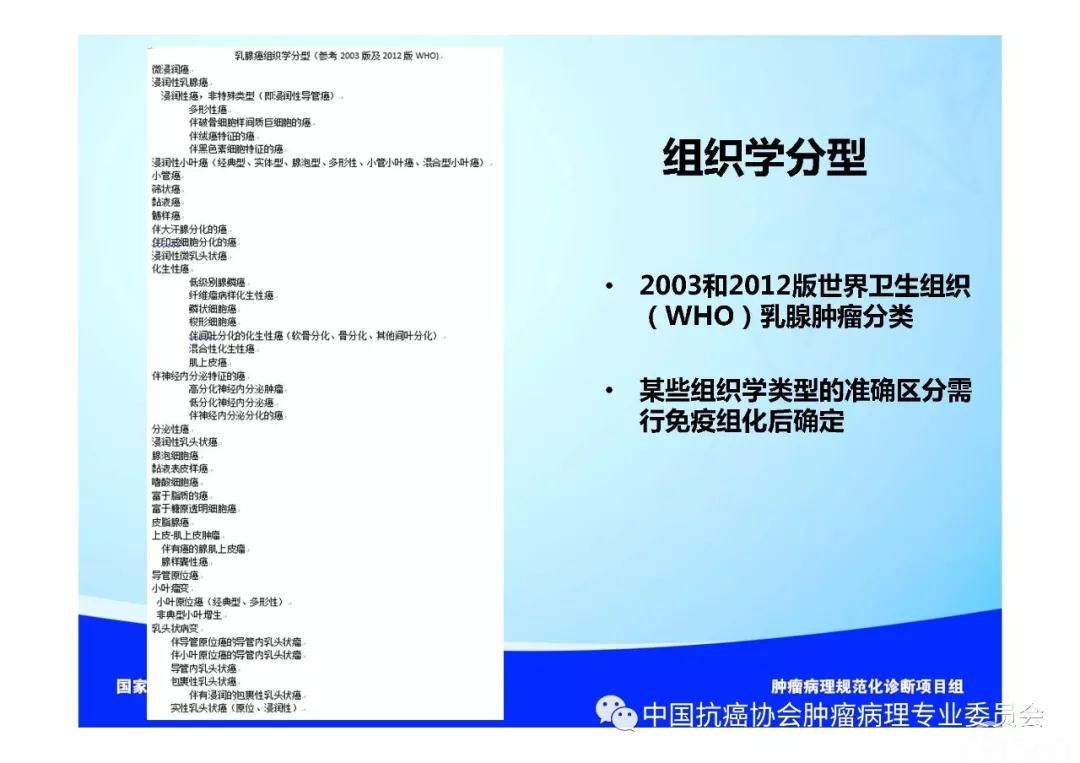肿瘤病理规范化诊断标准 第5部分:乳腺癌病理诊断标准