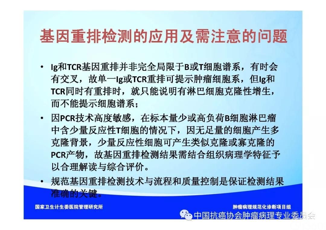 肿瘤病理规范化诊断标准 第2部分:淋巴组织肿瘤病理诊断标准
