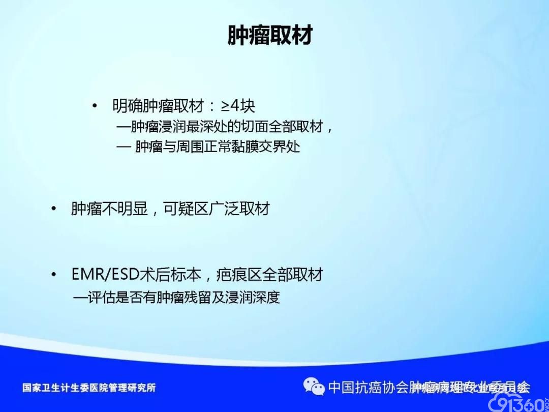 肿瘤病理规范化诊断标准 第4部分:胃癌病理诊断标准