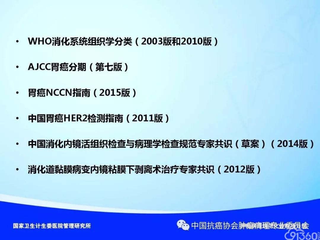 肿瘤病理规范化诊断标准 第4部分:胃癌病理诊断标准