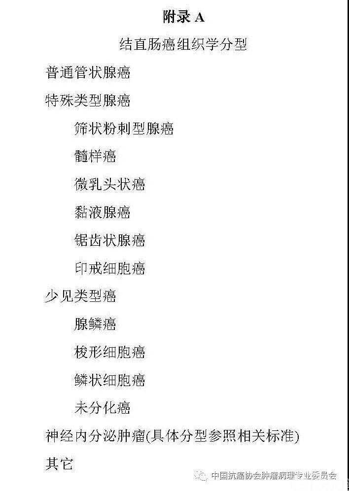 肿瘤病理诊断规范 第9部分:结直肠癌病理诊断规范